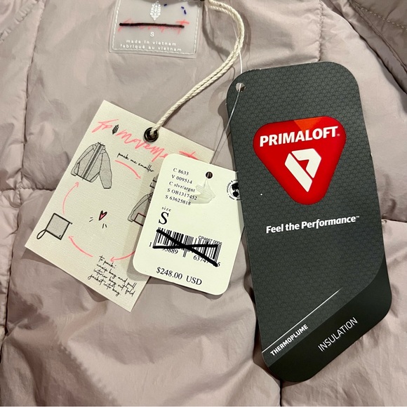 NWT Free People Movement Parker Packable Puffer Jacket Silver Dusk S - Picture 3 of 9
